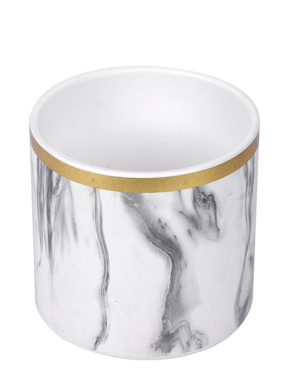 Ceramic Planter with Abstract Marble Pattern - Default Title (CHC22385B)