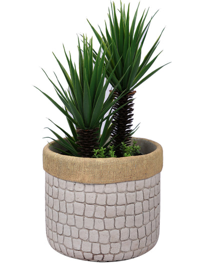 Pebble Grey Grace Ceramic Planter - Default Title (CHC22457)