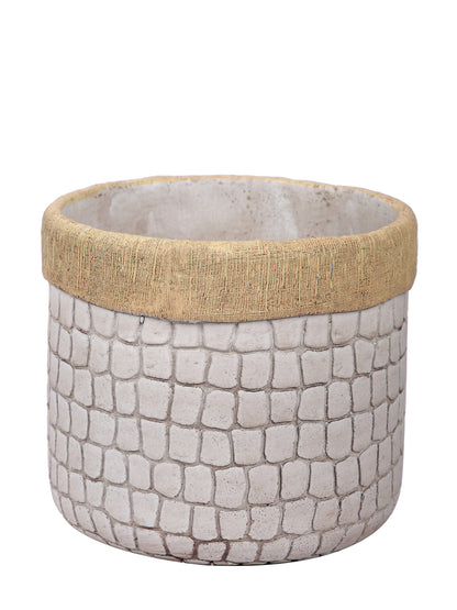 Pebble Grey Grace Ceramic Planter - Default Title (CHC22457)