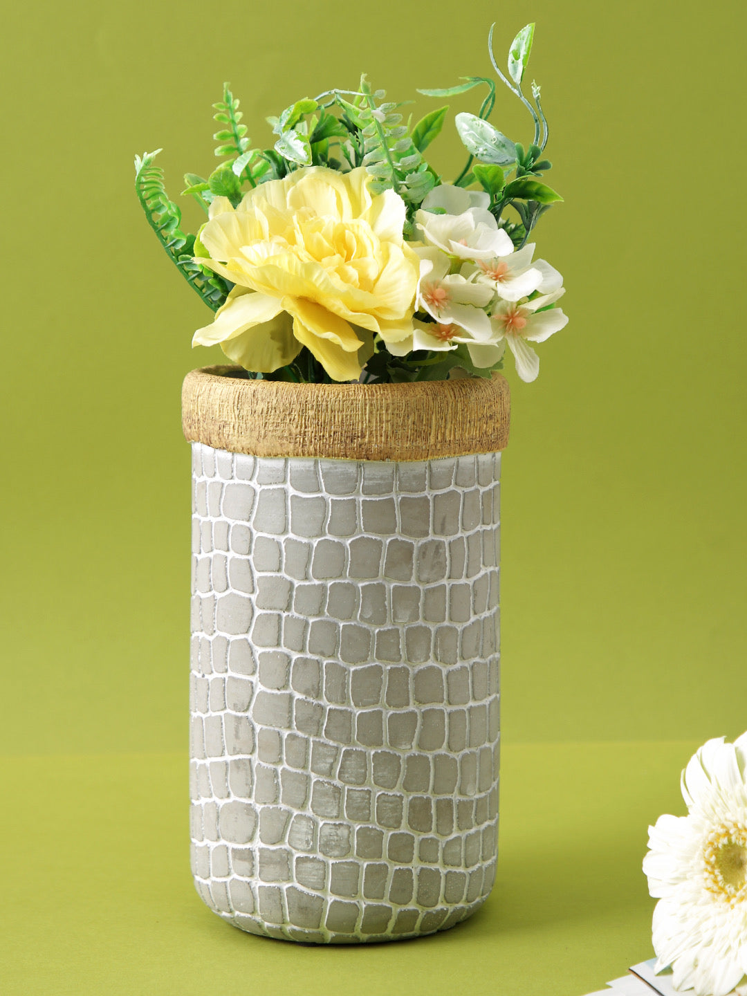 Ceramic Grey Vase - Default Title (CHC22460)