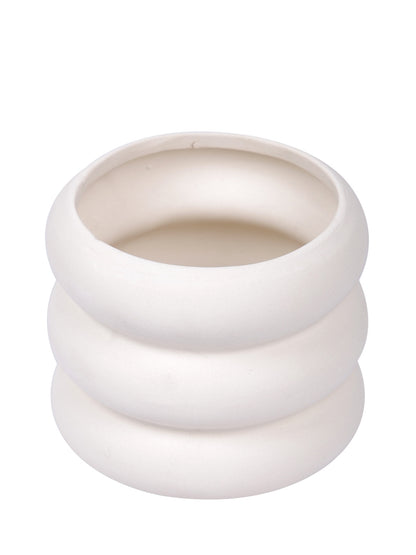 Circular Disc Shape Ceramic Planter - Small - Default Title (CHC22474SM)