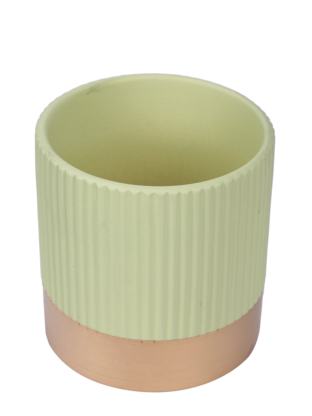 Ribbed Medium Planter - Default Title (CHC22509YE)