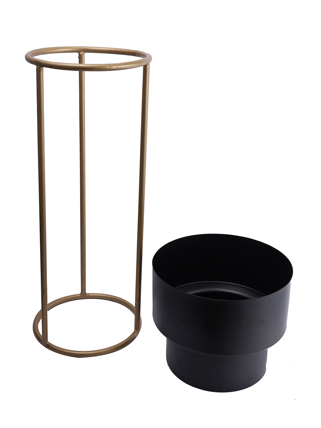 Black Planter with Stand - Default Title (CHM2121BIG)