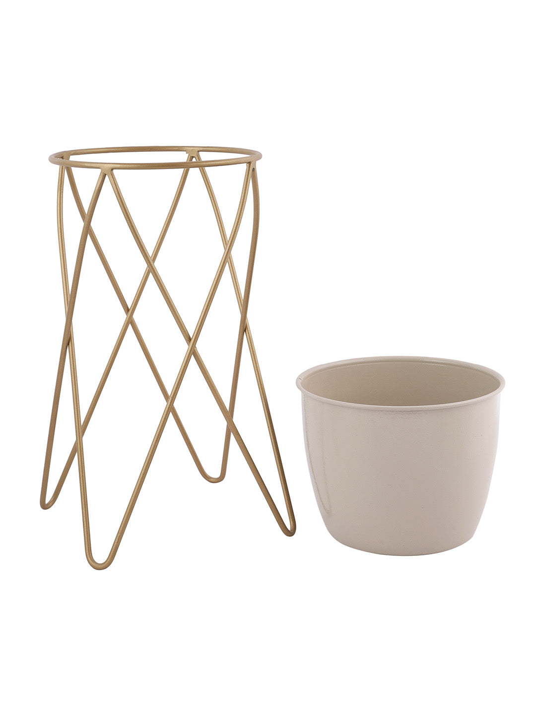 Classic Brown Planter with Stand - Default Title (CHM2201BR)
