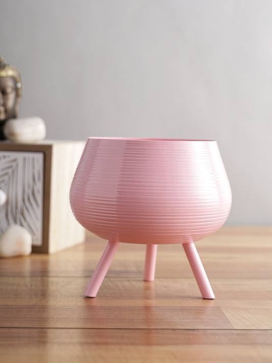 Pink Striped Planter - Default Title (CHM2211PI)