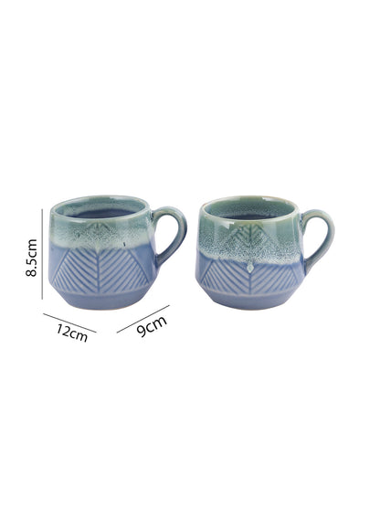 Set of 2 Ceramic Cups/Mugs - Default Title (CUPO2206_2)
