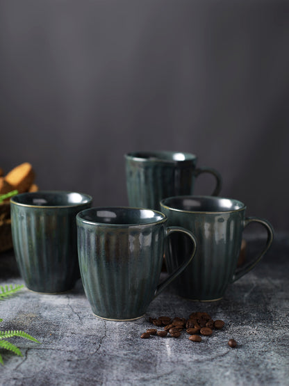 Set of 4 Glossy Finish Coffee Mug - Default Title (CUPO2213_4)