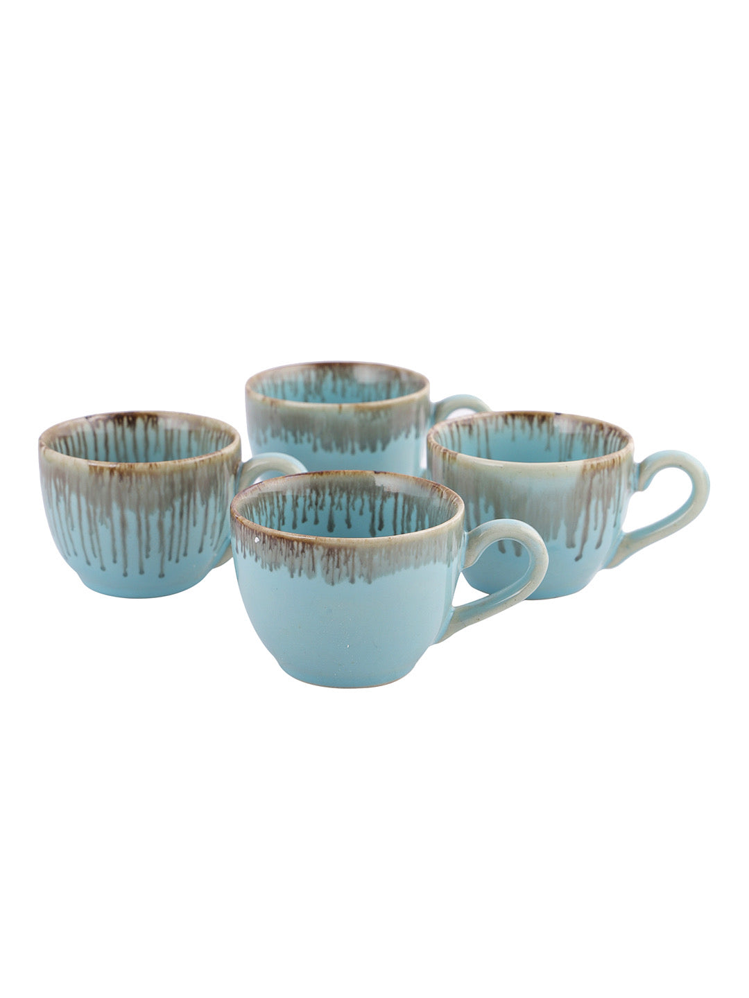 Set of 4 Solid Ceramic Cups - Default Title (CUPO2215_4)