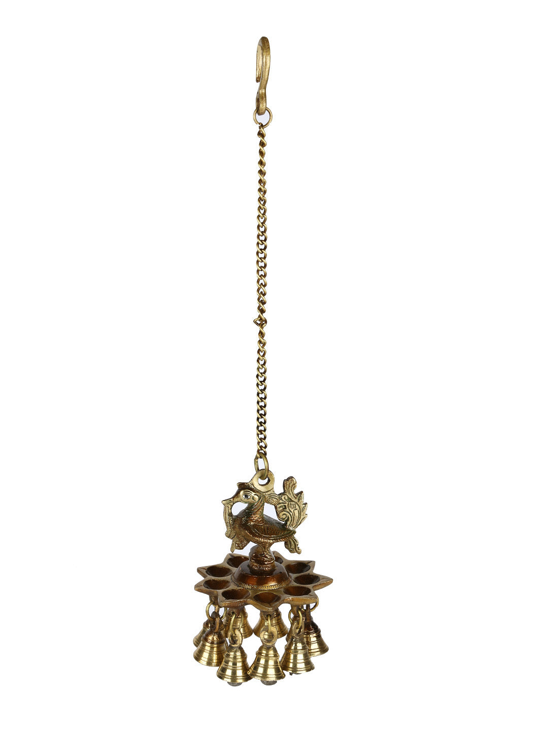 Peacock Hanging Oil Lamp - Default Title (DDM21130)