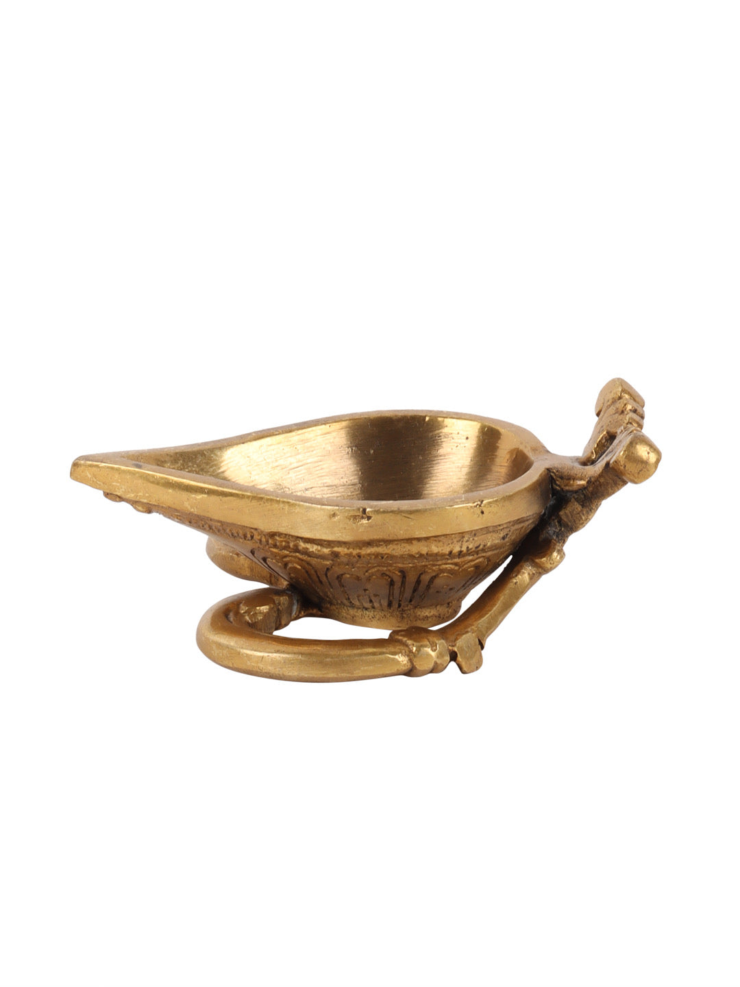 Ancient Style Brass Diya - Default Title (DDM2114)