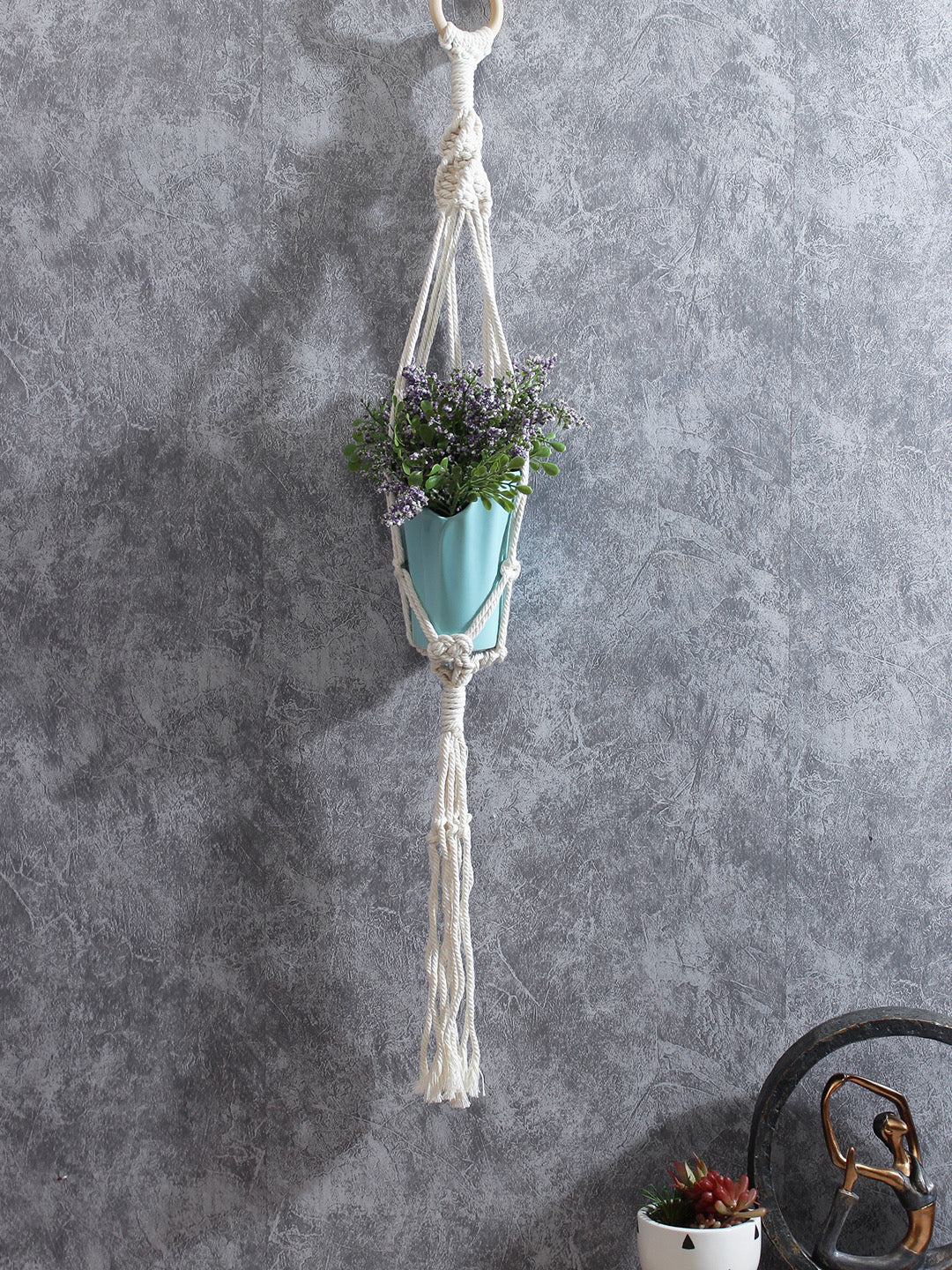 Hand Knotted Cotton Hanging for 01 Planter - Default Title (FAB20383C)