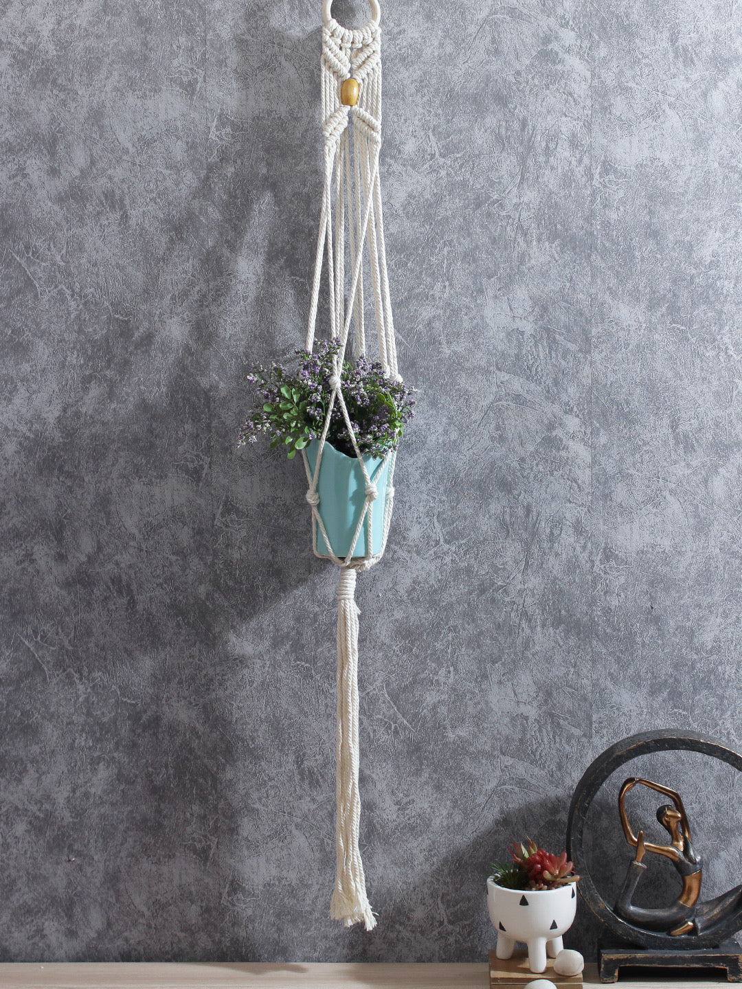 Hand Knotted Cotton Hanging for 01 Planter - Default Title (FAB20383E)