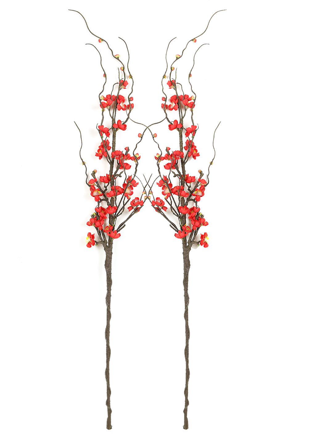 Lobelia or Wild Tobacco Flower stick in Red- Set of 2 - Default Title (FL182905)