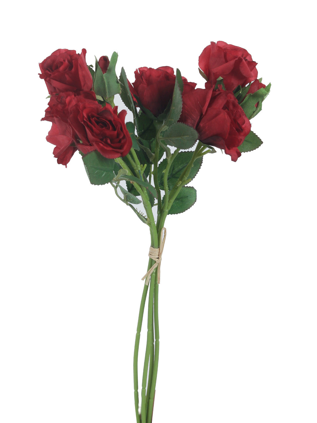 Bunch of 2 Red Artificial Rose Sticks - Default Title (FL20387RE)