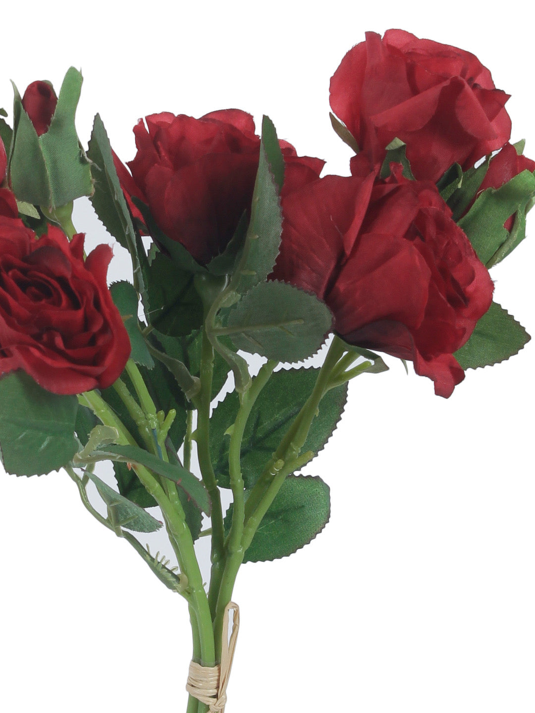 Bunch of 2 Red Artificial Rose Sticks - Default Title (FL20387RE)