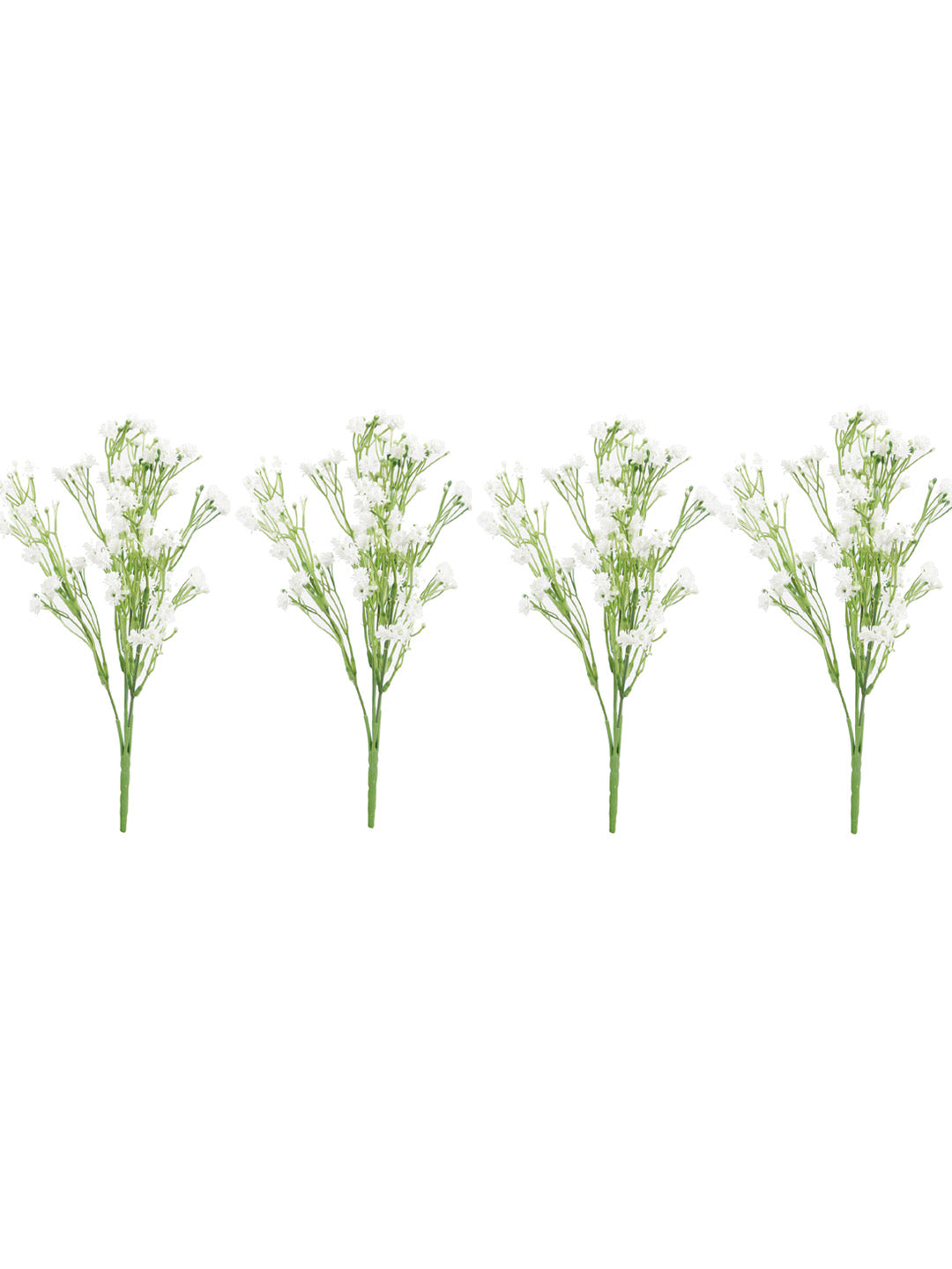 Alluring bunch of Real alike Flowers - White-Set of 4 - Default Title (FL2082WH)