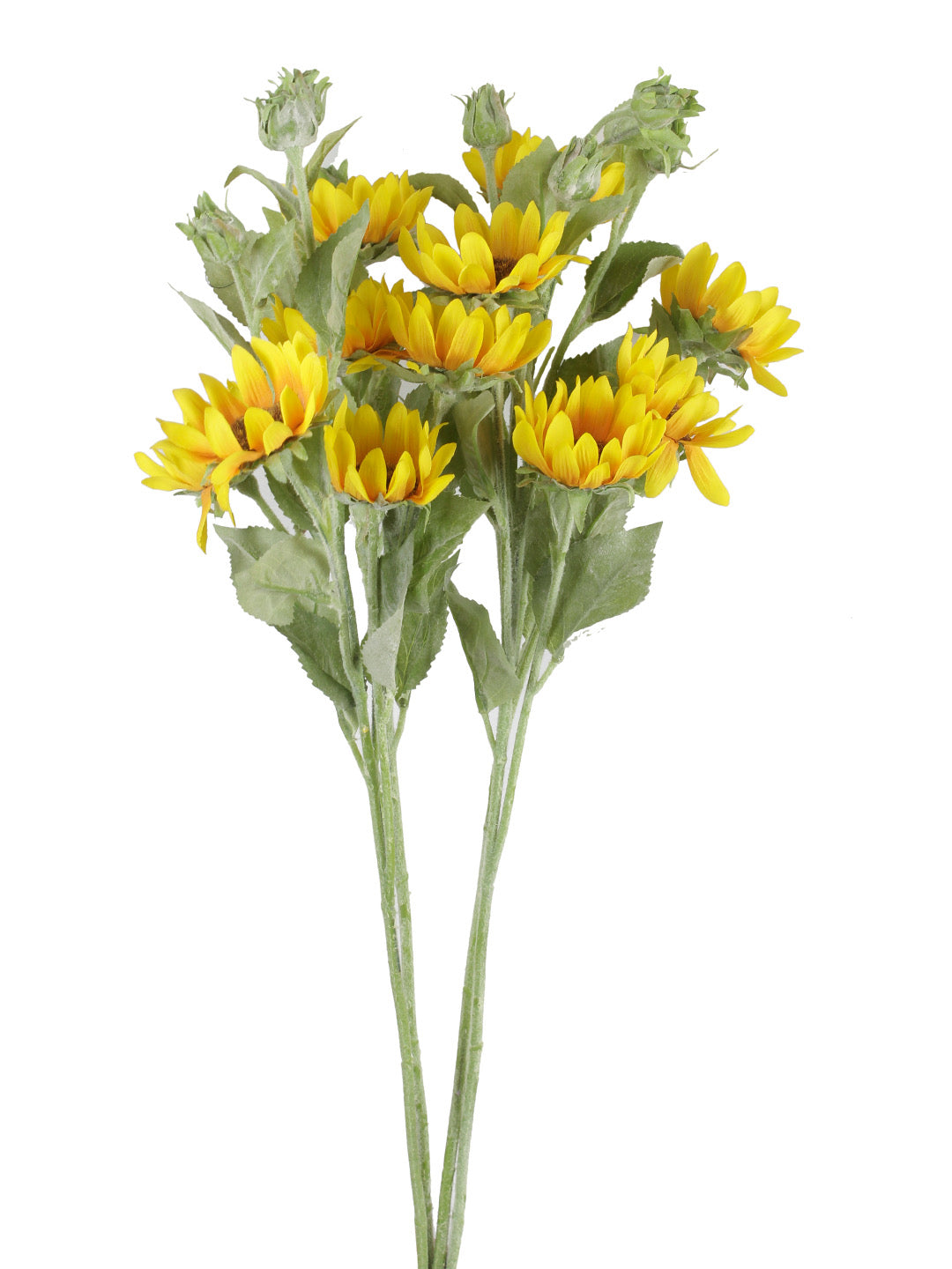Soothing Yellow Tufted Sunflower  Set-Set of 2 - Default Title (FL2087YE)
