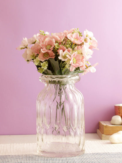 Lovable Bunch of Chrysanthemum Flowers-Pink-Set of 4 - Default Title (FL2089PI)