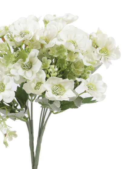 Lovable Bunch of Flowers-White-Set of 4 - Default Title (FL2089WH)
