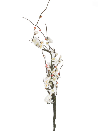 Refreshing and Chick set of Chimonanthus Flowers-White-Set of 2 - Default Title (FL209402WH)