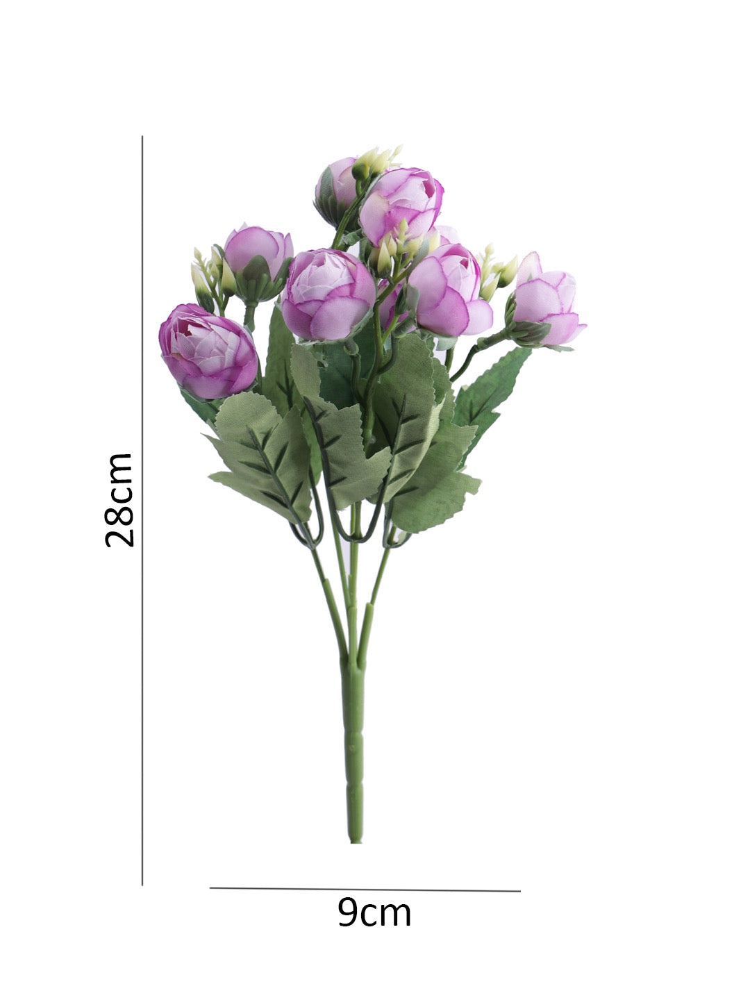TAYHAA Set of 2 Realistic Charm Purple Tulip Flower stick - Default Title (FL21381PU)