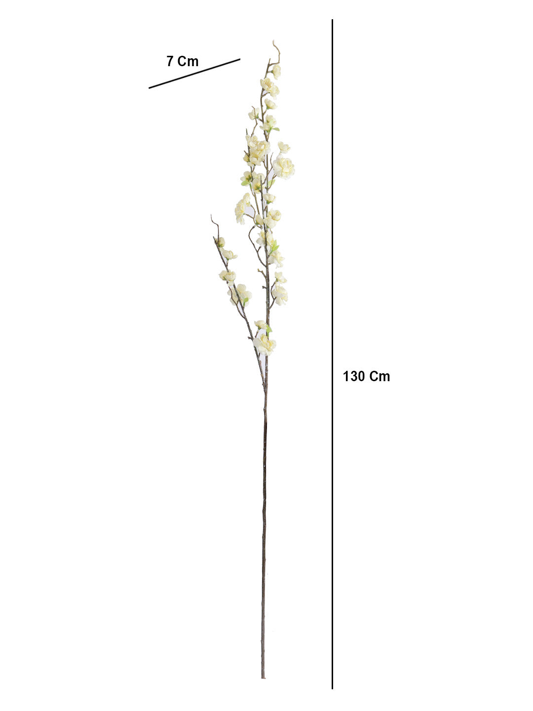 Set of 2 Yellow Flower Stick - Default Title (FL22372YE_2)