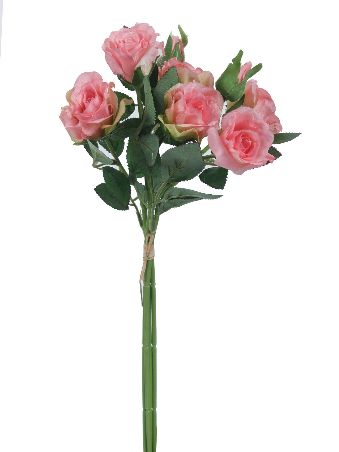 Bunch of 2 Pink Artificial Rose Sticks - Default Title (FL22387PI_2)