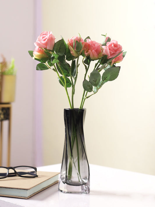 Bunch of 2 Pink Artificial Rose Sticks - Default Title (FL22387PI_2)