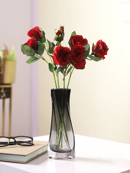 Bunch of 2 Red Artificial Rose Sticks - Default Title (FL22387RE_2)