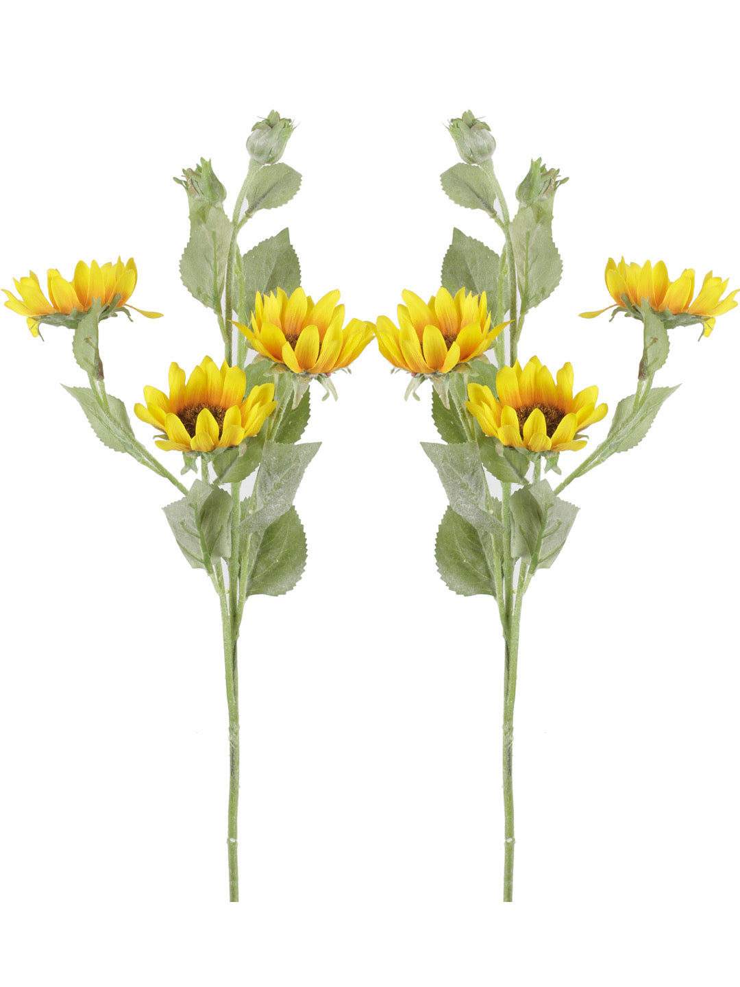 Soothing Yellow Tufted Sunflower Set of 2 - Default Title (FL2287YE_2)