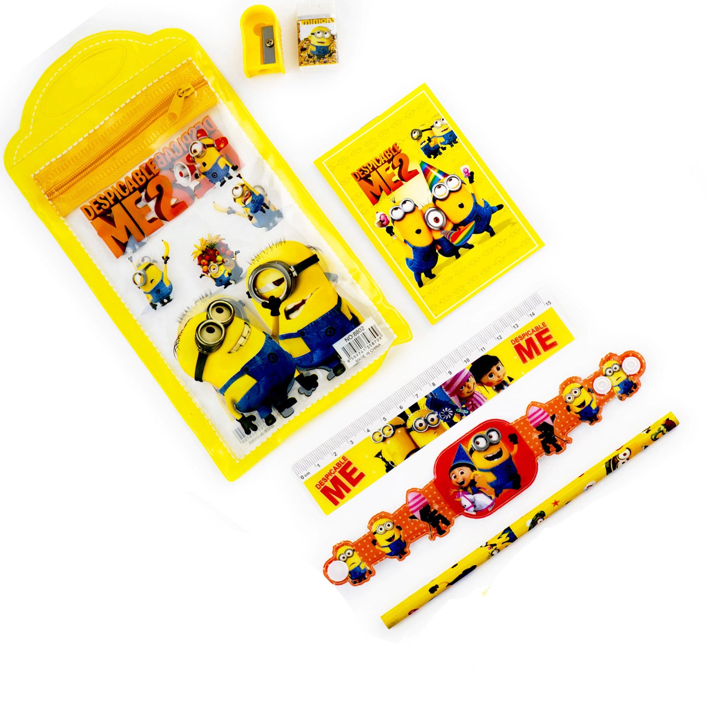 Aapno Rajasthan Minion Pouch Box & Rakhi Kids Hamper - Default Title (HPR18206)