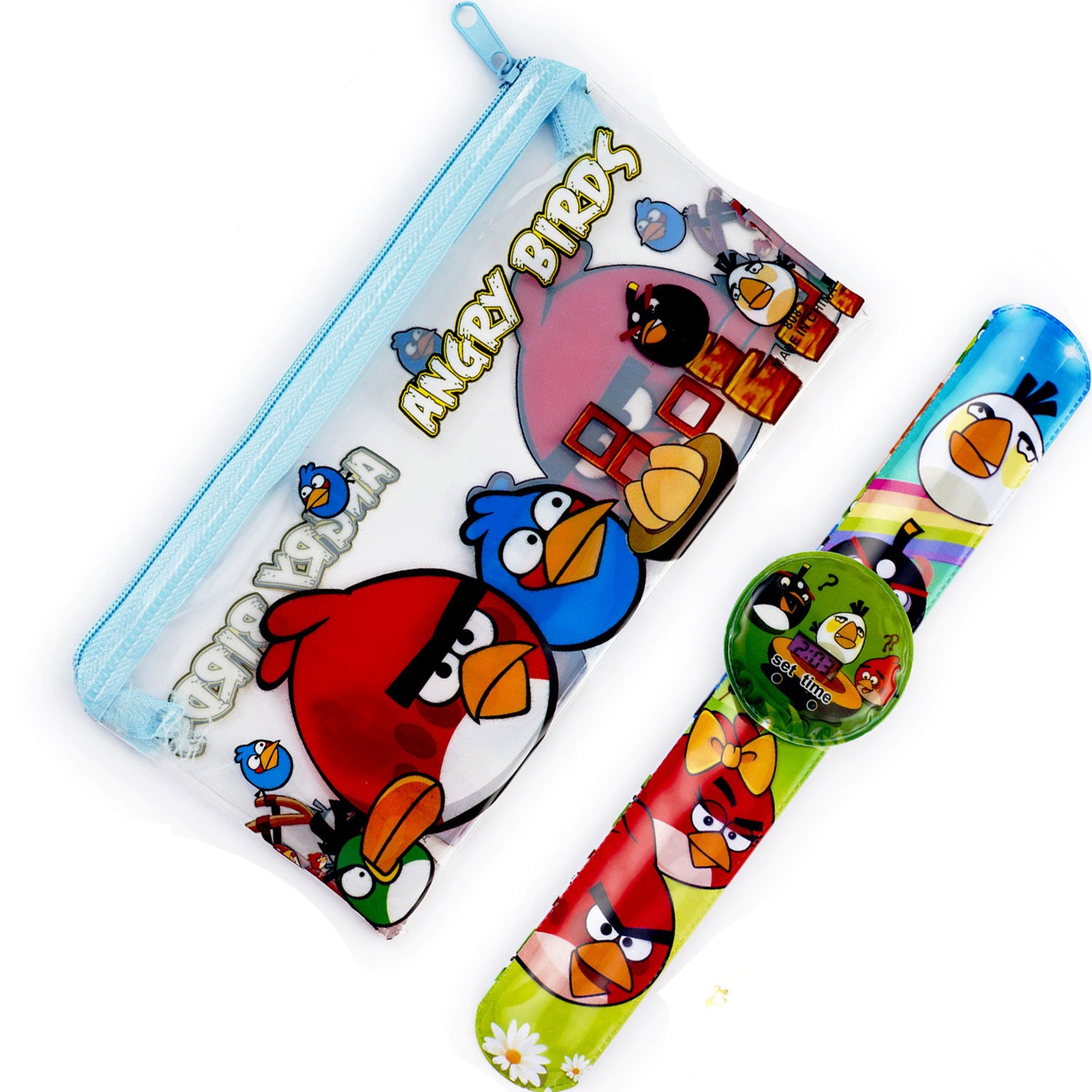 Aapno Rajasthan Angry Birds Pouch Box & Rakhi Kids Hamper - Default Title (HPR18216)