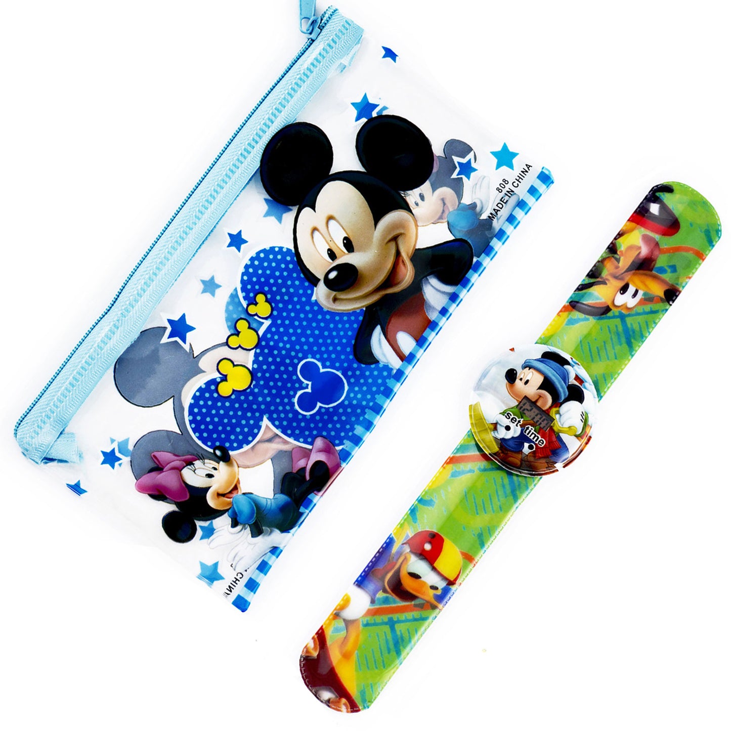 Aapno Rajasthan Mickey Mouse Pouch Box & Rakhi Kids Hamper - Default Title (HPR18217)