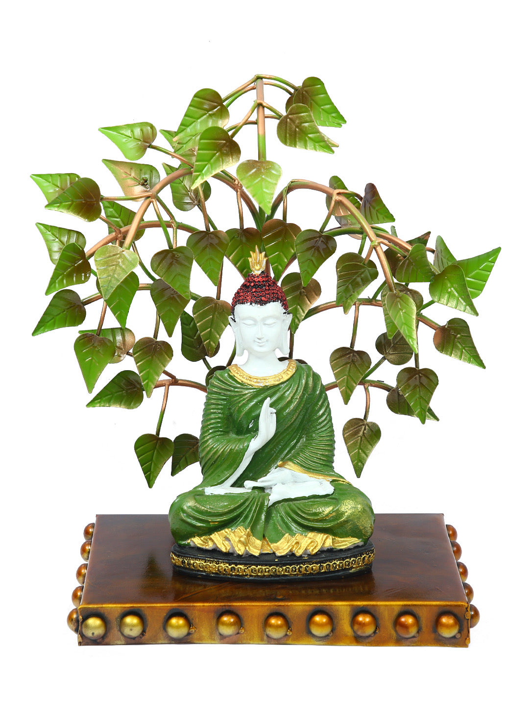 Mahatma Buddha And Tree Set (Showpiece) - Default Title (JDPMA2145)