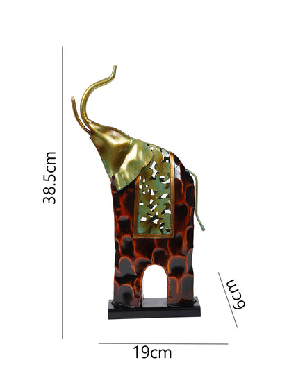 Detailed and Attractive Elephant Table Décor Set of 2 - Default Title (JDPVED2122_2)