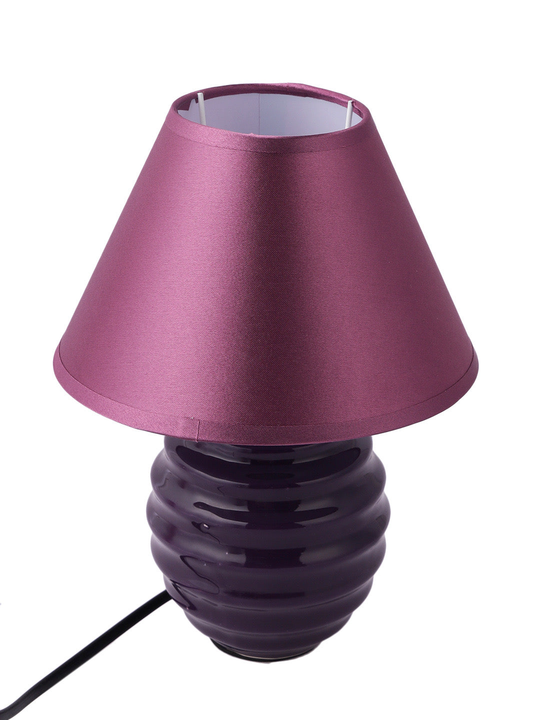 Purple Solid Bedside Table Lamp - Default Title (LAM210238)