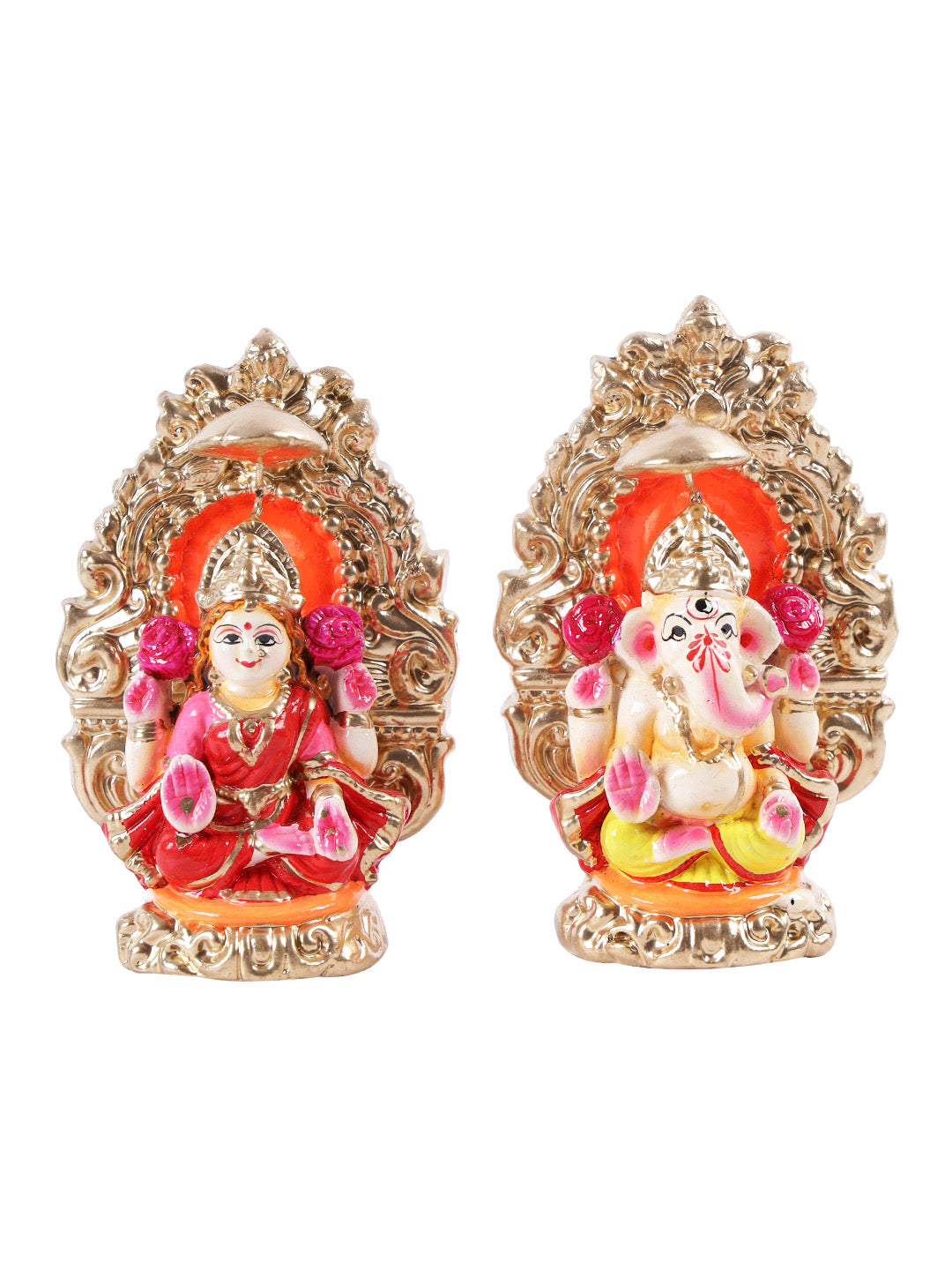 Handcrafted Laxmi Ganesh idol set - Default Title (LG2208)