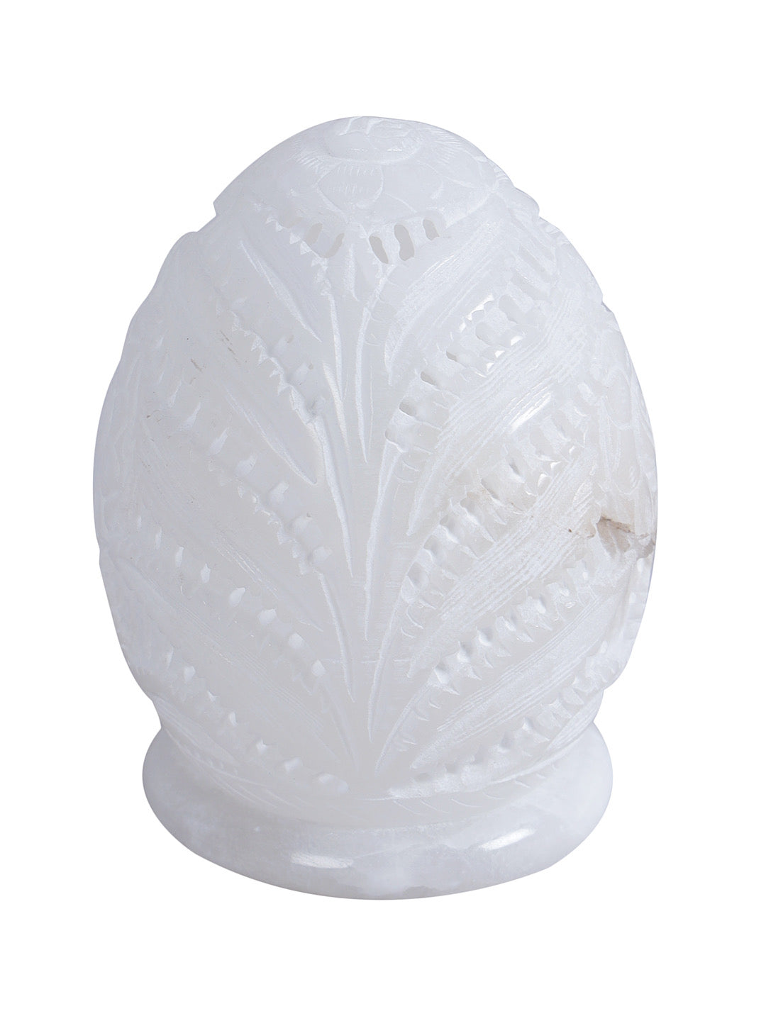 Egg Shaped marble Tealight Holder - Default Title (MARA2214)