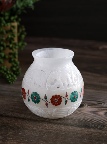 Handcrafted Marble Tealight Holder - Default Title (MARA2218)