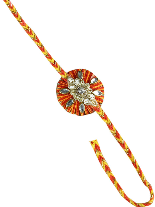 Traditional Rakhi Handcrafted from Mauli and Kundan Meena - Default Title (PRS21030)