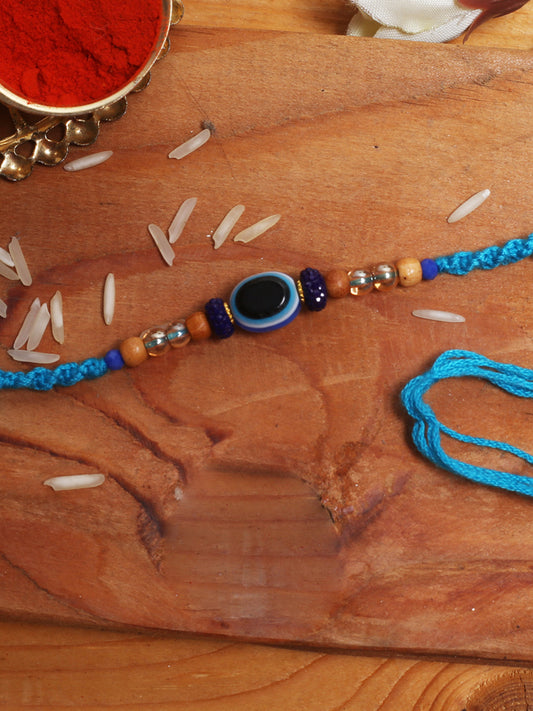 Traditional Evil Eye Rakhi - Default Title (PRS2151)