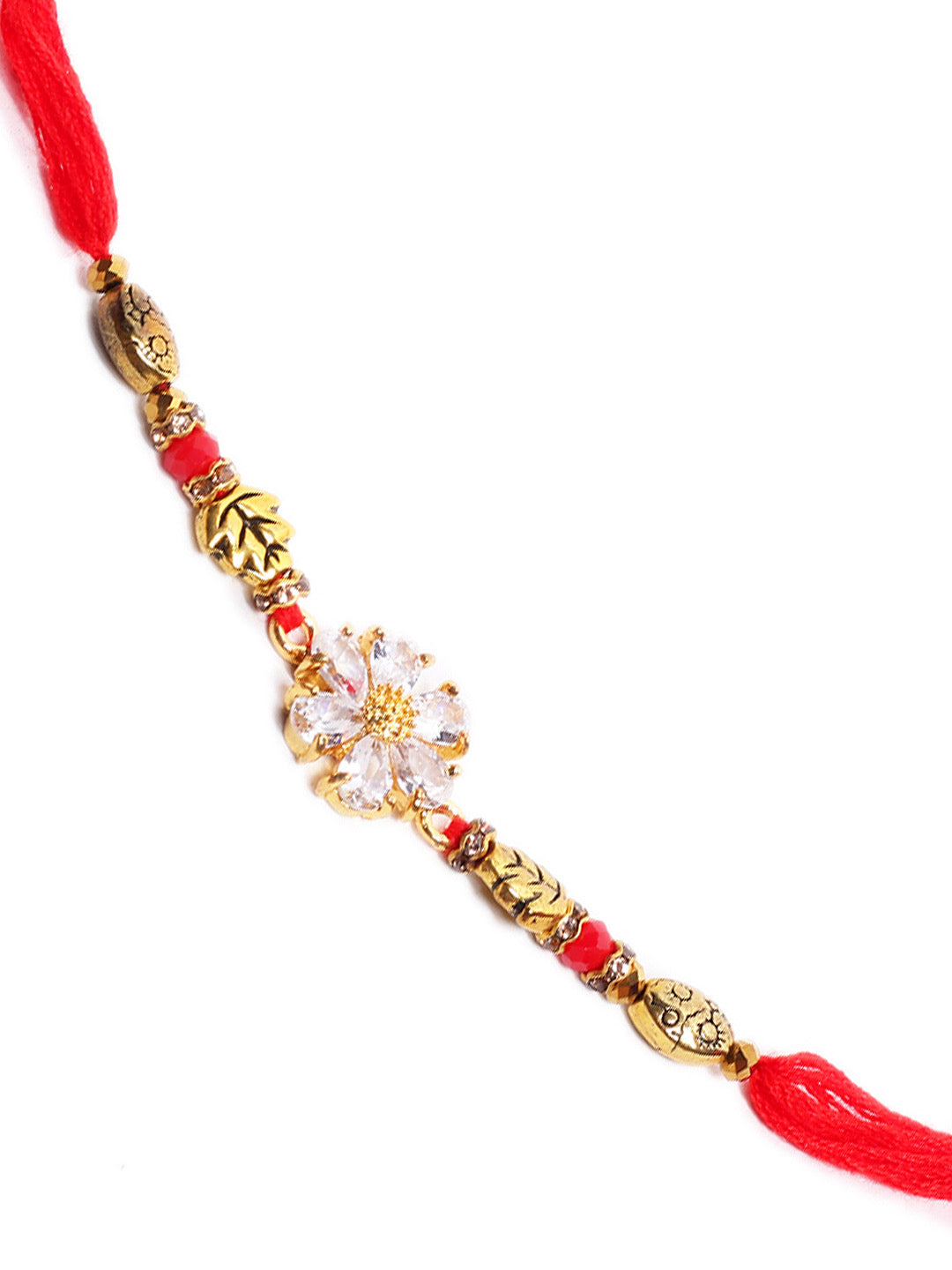 Beautiful White Flower Rakhi - Default Title (PRS2162)