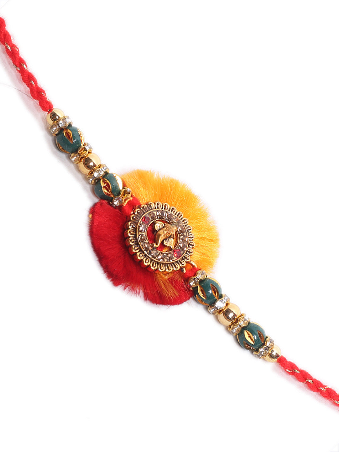 Handcrafted Lord Ganesha Rakhi - Default Title (PRS2168)