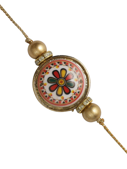 Colorful Dome Shaped Rakhi - Only Rakhi (PRS2222)