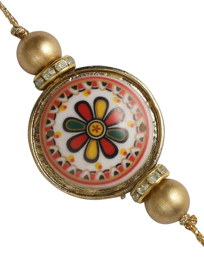 Colorful Dome Shaped Rakhi - Only Rakhi (PRS2222)