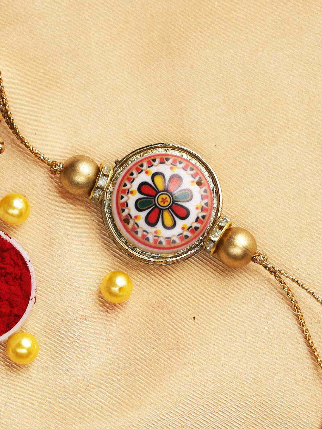 Colorful Dome Shaped Rakhi - Only Rakhi (PRS2222)