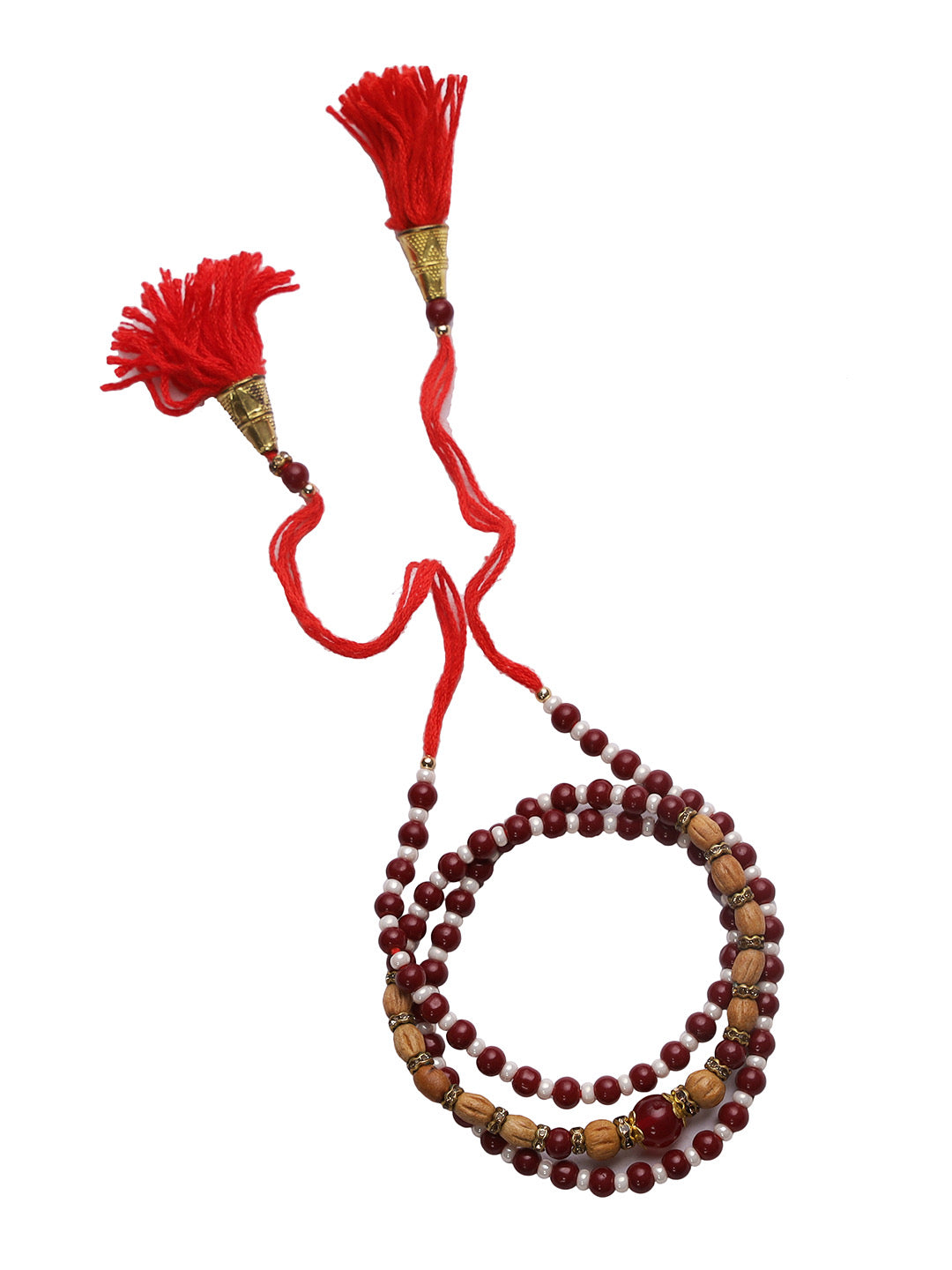 Bracelete Style Rudraksh Rakhi - Only Rakhi (PRS2244)