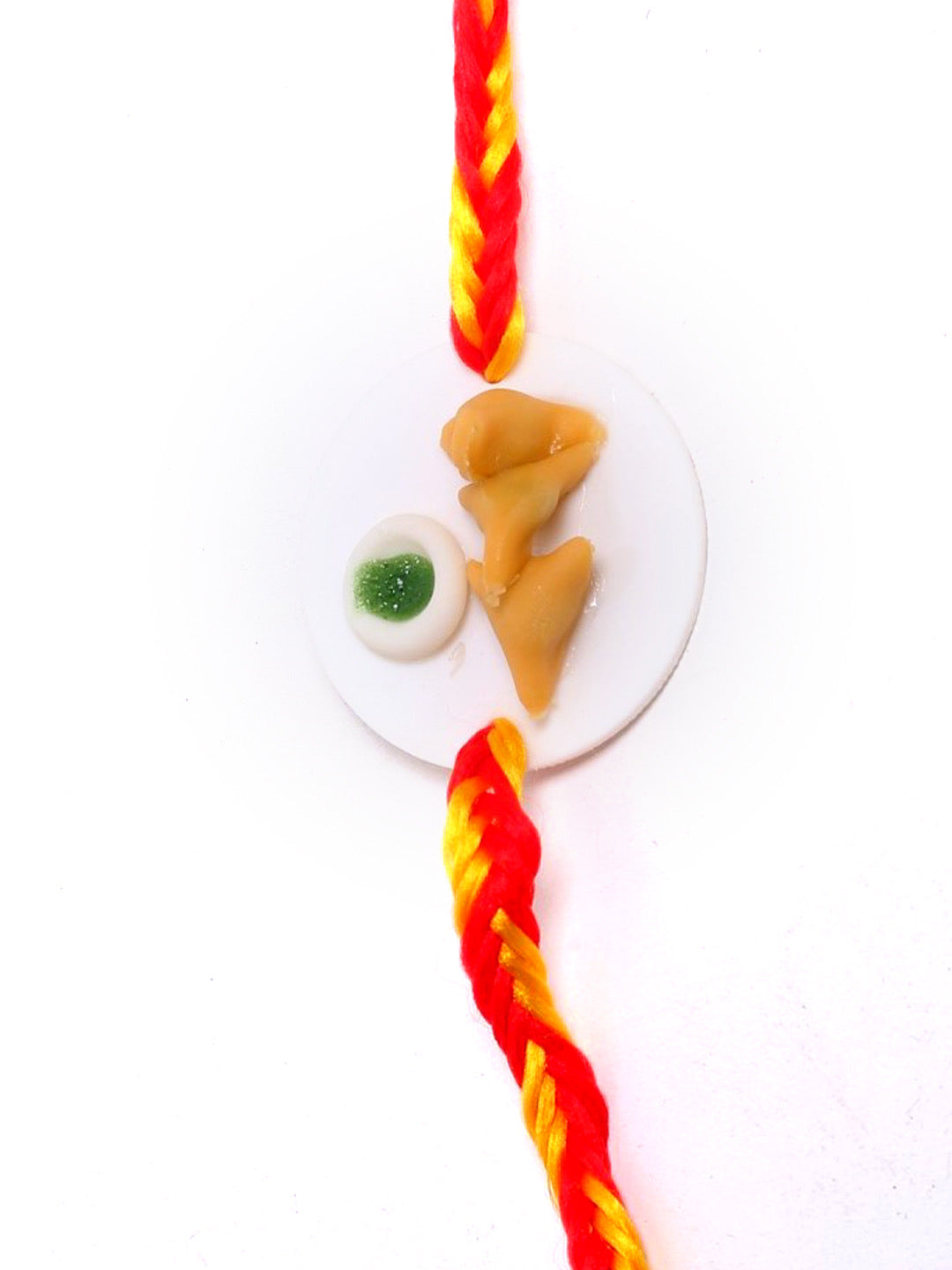 Set of 2 Tasty Samosa and Laddu Kid's Special Rakhi - Default Title (PST21221)