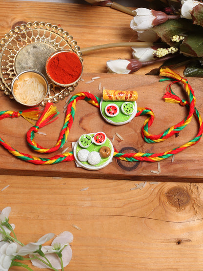 Set of 2 Idli Dosa Kid's Special Rakhi - Default Title (PST21223)