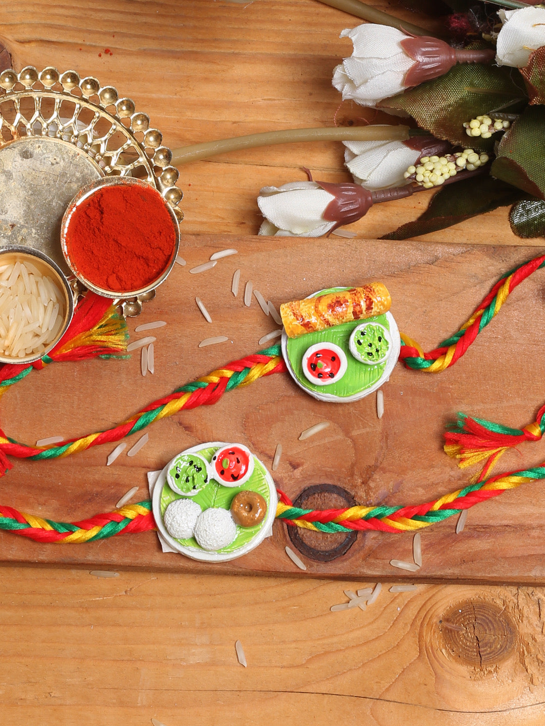 Set of 2 Idli Dosa Kid's Special Rakhi - Default Title (PST21223)